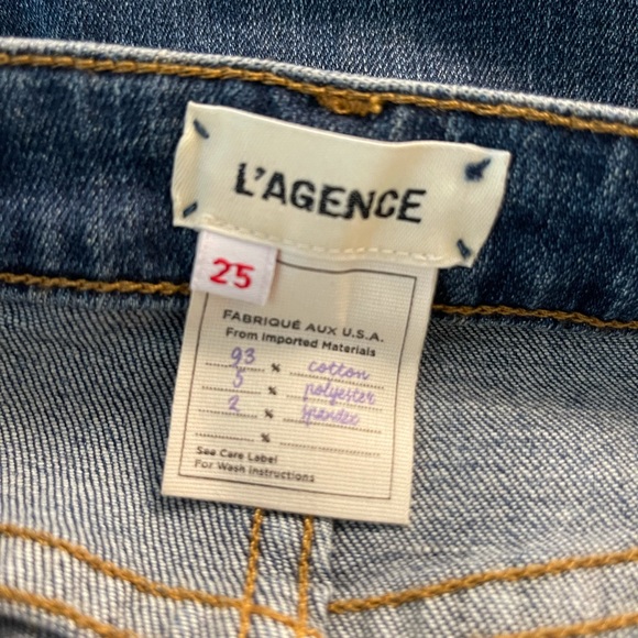 L’AGENCE Audrina High Rise Straight NWT - Picture 4 of 5